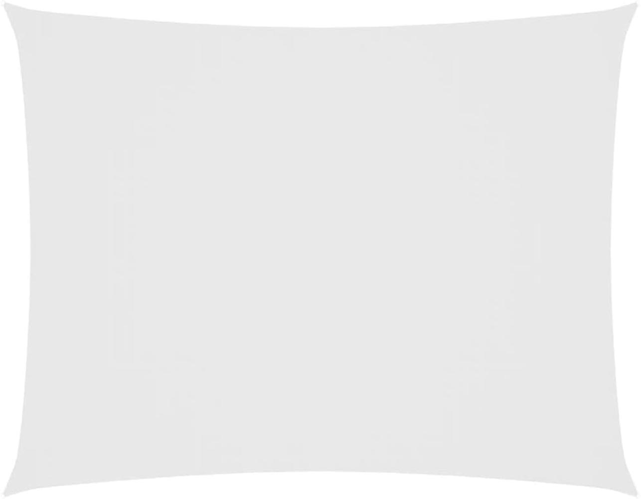 Sonnensegel Oxford-Gewebe Rechteckig 2,5x4 m Weiß Bild 1