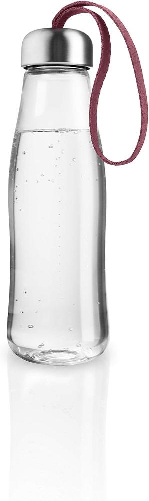Eva Solo Glastrinkflasche Pomegranate, Flasche, Edelstahl, Kunststoff, Nylon, Dunkelrot, 500 ml, 575041 Bild 1