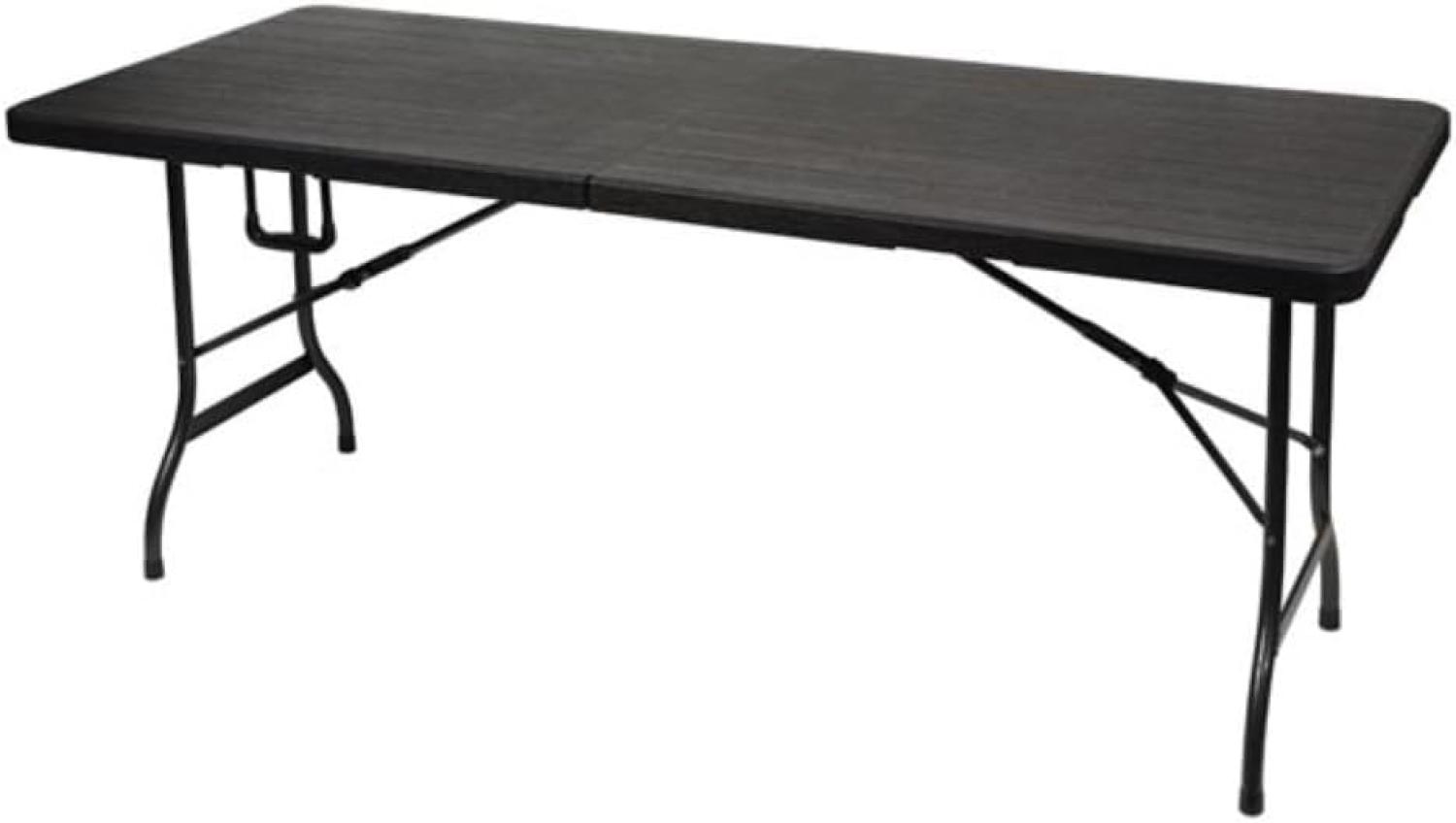 Stabiler und robuster Klapptisch in Holzoptik, Tisch 180cm für Bierzeltgarnitur Bild 1