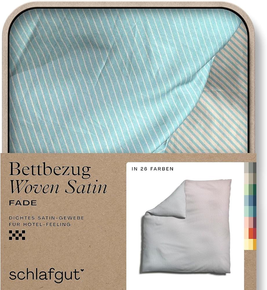 Schlafgut Woven Fade Bettwäsche | Bettbezug einzeln 240x220 cm | purple-light-blue-light Bild 1