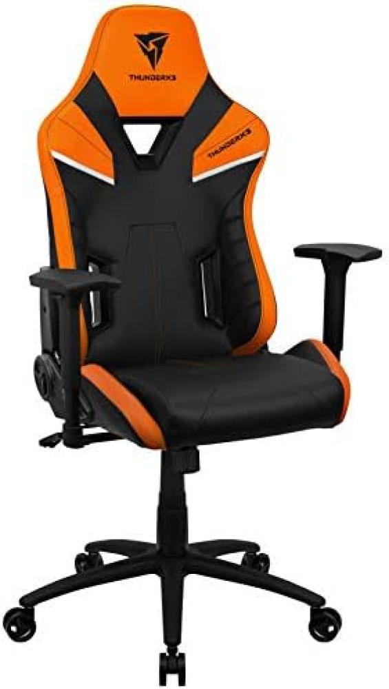 ThunderX3 TC5BO Ergonomischer Gaming-Stuhl, abnehmbare Kissen, Air Tech, Orange Bild 1