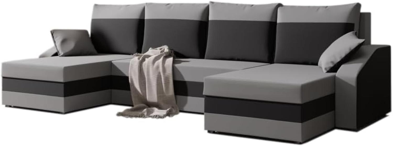 Sofa mit Schlaffunktion in U-Form WELTA,302x75x138,haiti 14/haiti 17 Bild 1