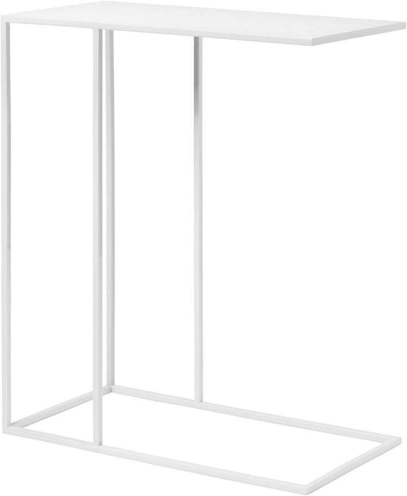Blomus Beistelltisch Fera, Sofatisch, Beistell Tisch, Stahl pulverbeschichtet, White, 80 x 85 x 35 cm, 66199 Bild 1