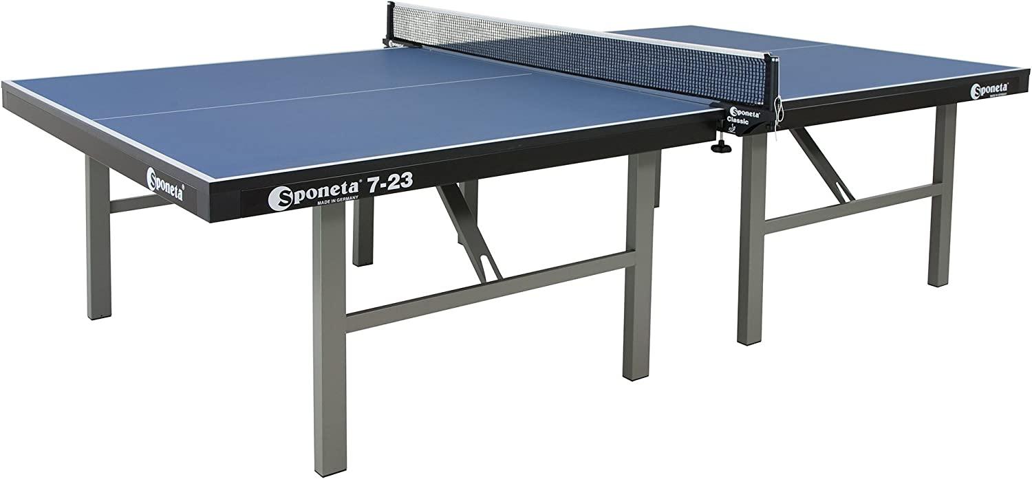 Indoor-Tischtennistisch Standard Compact S7-23 blau Bild 1