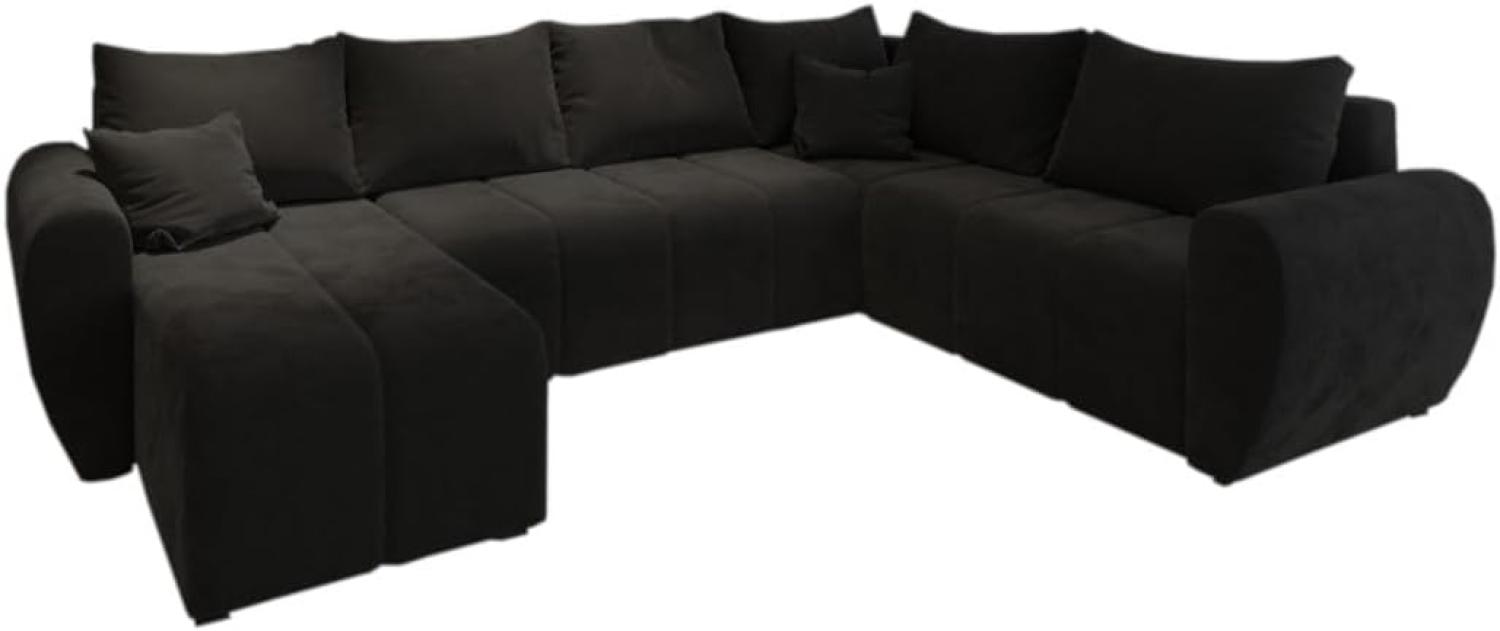 Sofa mit Schlaffunktion in U-Form MOLISA 2, 303x82x208, Cosmic 100, Rechts Bild 1