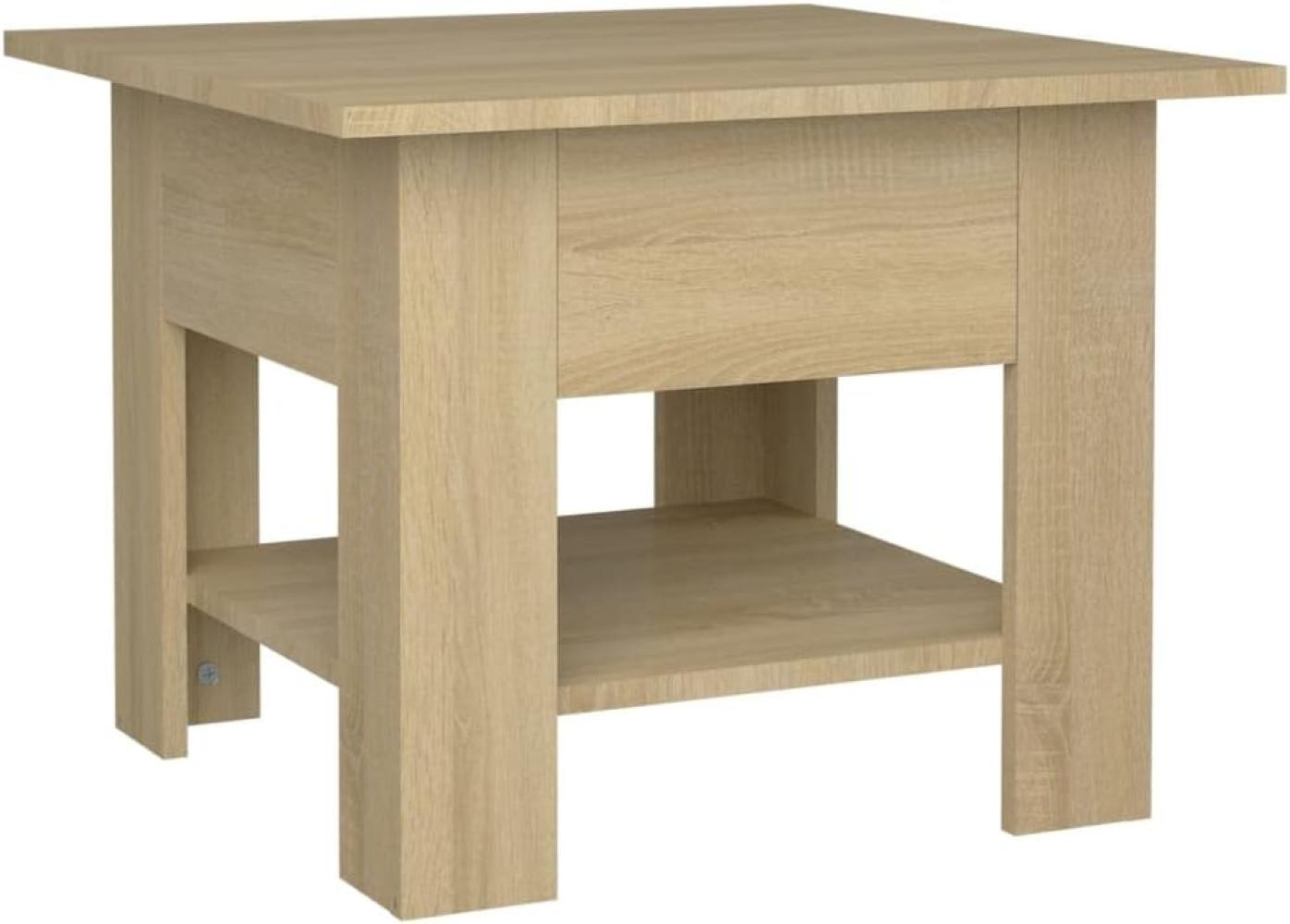 Couchtisch Sonoma-Eiche 55x55x42 cm Spanplatte [810265] Bild 1