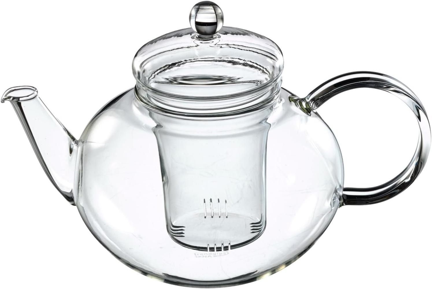 Teekanne aus Glas - Miko 1,2 Liter - ein Teesieb ist dabei Bild 1