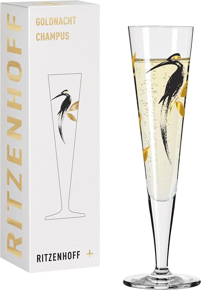 Ritzenhoff 1071021 Champagnerglas #21 GOLDNACHT Andrea Arnolt 2022 Bild 1