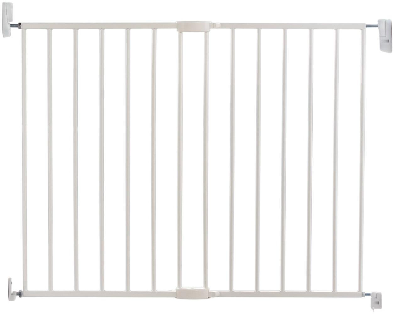 Munchkin Tür-/Treppenschutzgitter aus Metall mit Wandbefestigung, verstellbare Breite, 64,5-102 cm, weiß Bild 1