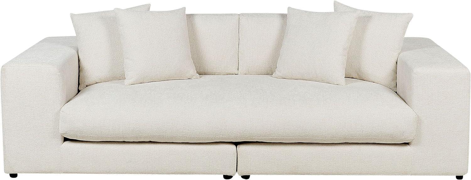 3-Sitzer Sofa cremeweiß mit Kissen GLORVIKA Bild 1