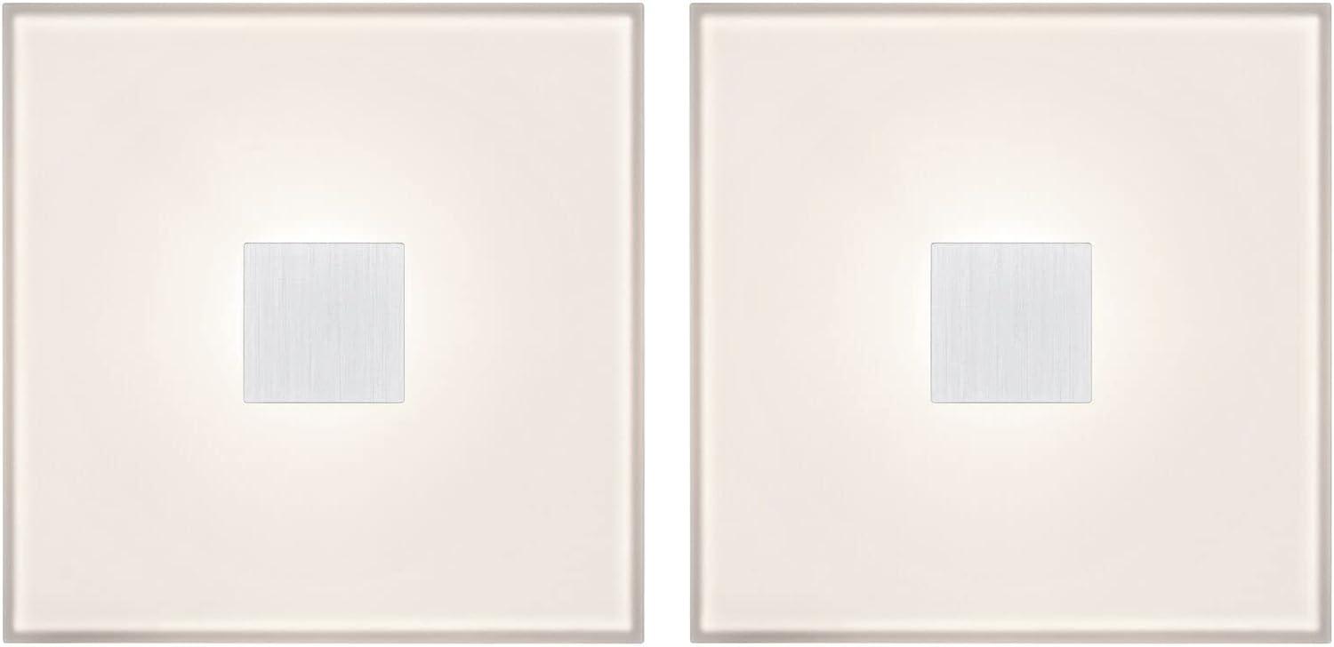 Paulmann 78401 LumiTiles LED Fliesen Square 2er-Basisset 100x10mm IP44 2700K Weiß Bild 1