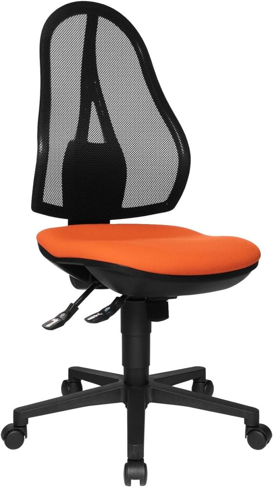 Topstar OP200G04 Open Point SY, Bürostuhl, Schreibtischstuhl, ergonomisch, Bezug orange Bild 1