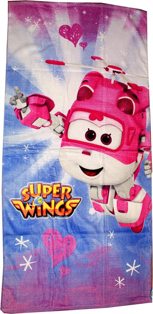 Super Wings Badetuch für Kinder Dizzy 70x140cm Bild 1