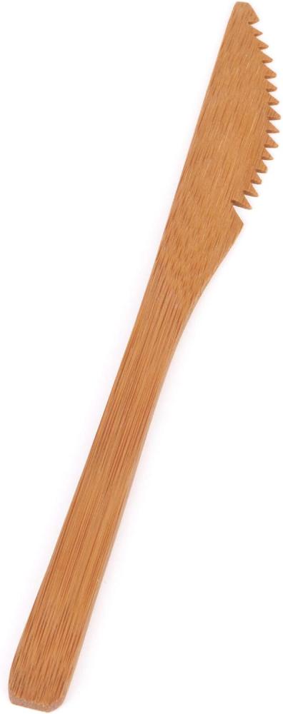 Einweg - Tafelmesser aus Bambus 25 Stück Bild 1