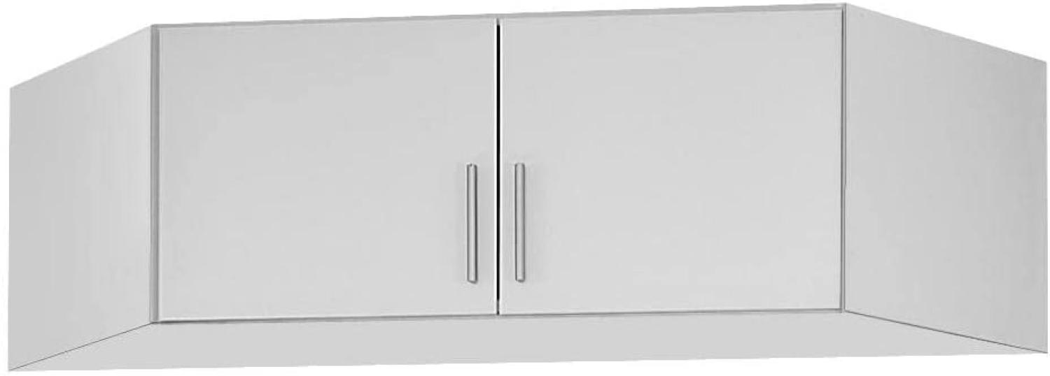 Rauch Möbel Celle Schrank Eckschrank Schrankaufsatz in Weiß, 2-türig, BxHxT 117x39x117 cm Bild 1