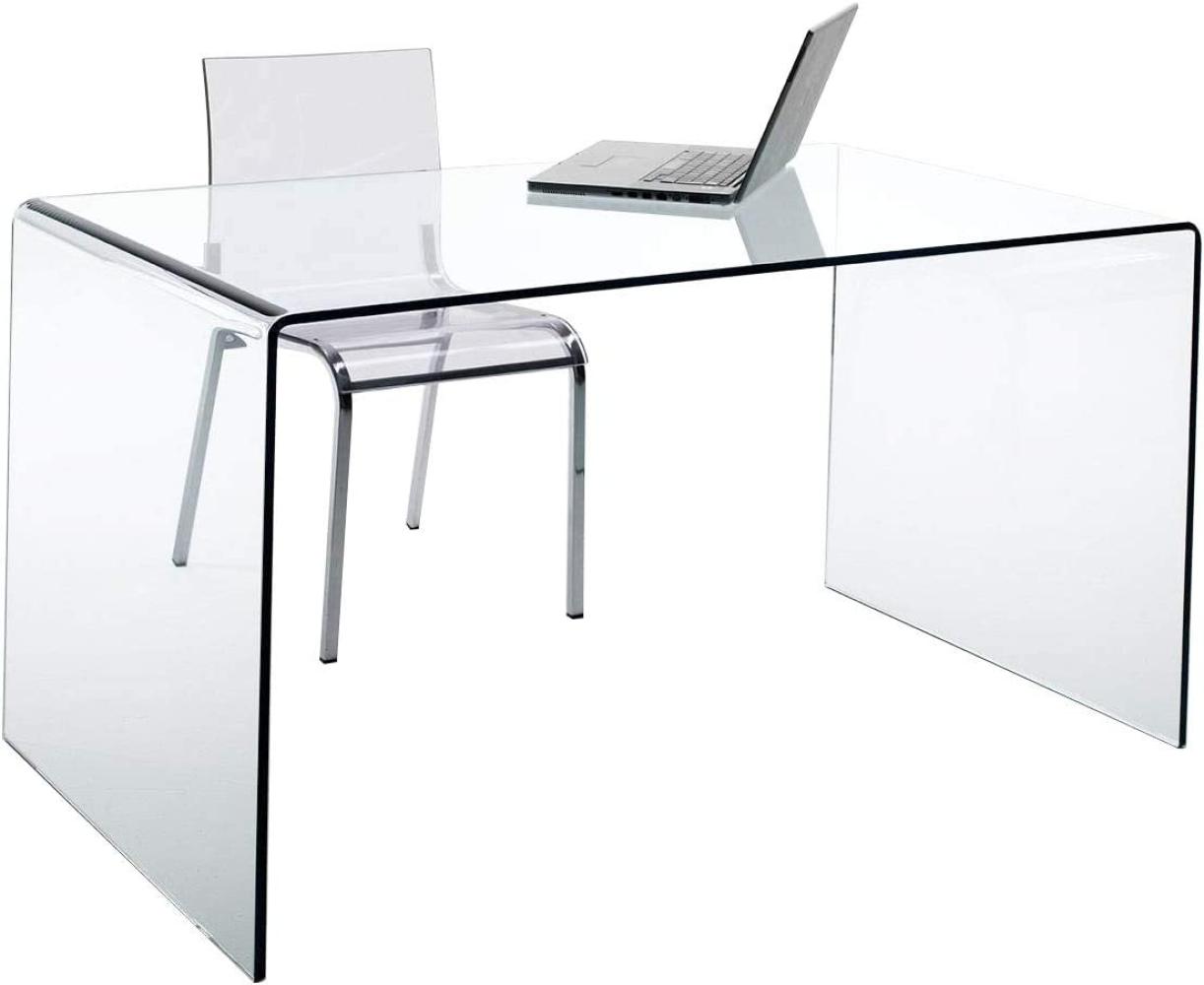 Möbel-Eins CHANDRA Schreibtisch, Material Glas Bild 1