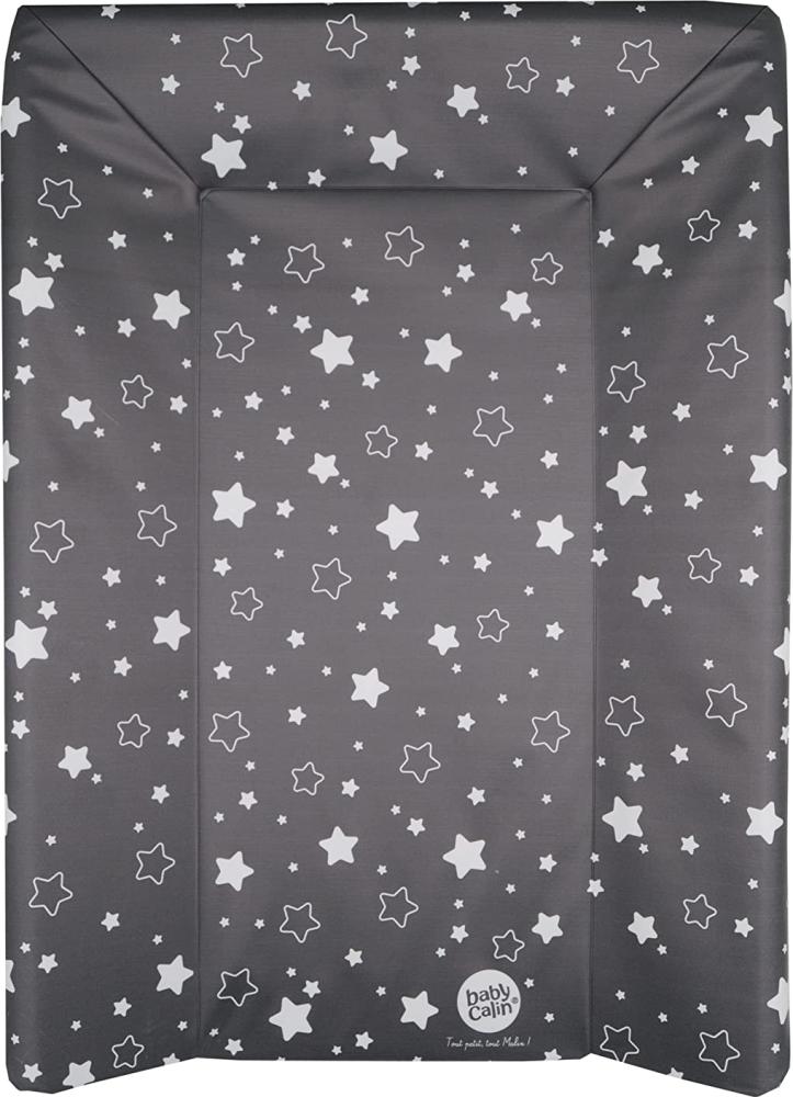 Babycalin Wickelauflage, luxuriös, mit Sternen, Beige, 50 x 70 cm, mit aufgedruckter Messleiste, mehrfarbig, BBC510717 Bild 1