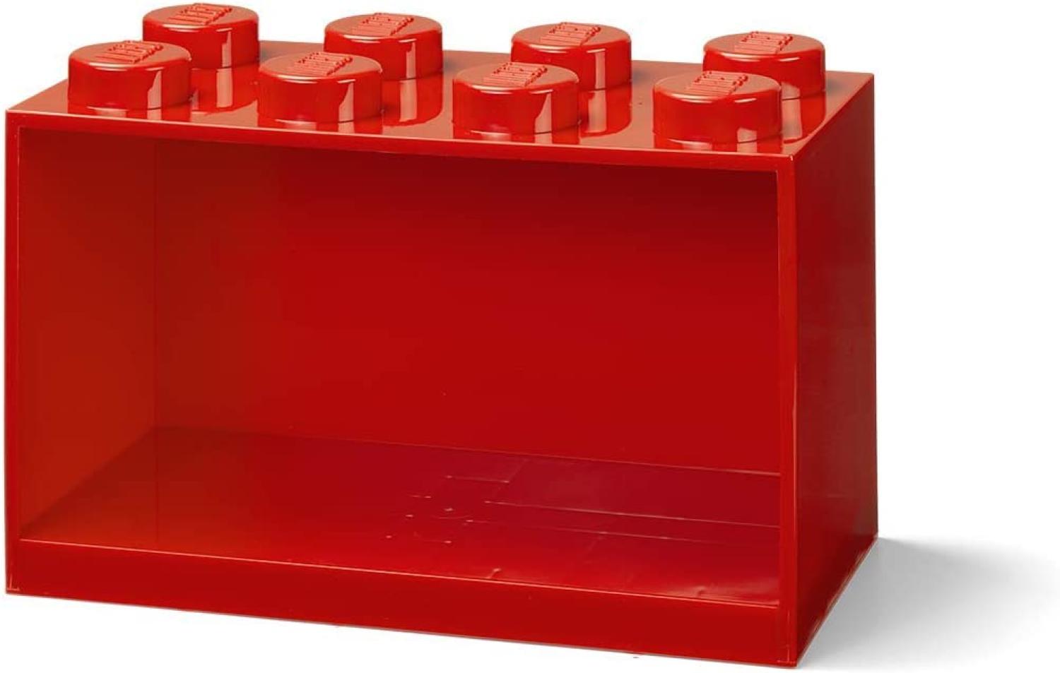 Lego 'Storage Brick' 8 Stützen Iconic 31,8 x 21,1 cm Polypropylen rot Bild 1