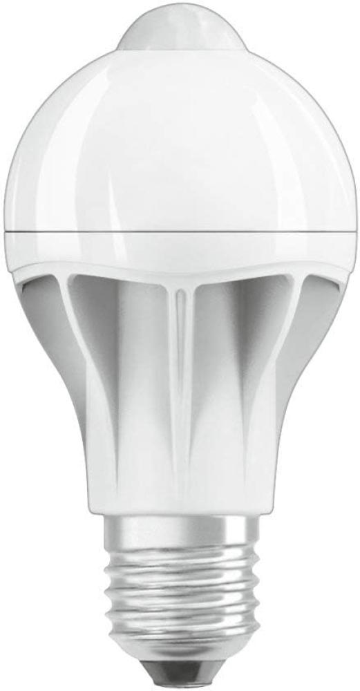 Osram LED Leuchtmittel Motion Sensor Classic E27 9W warmweiß, weiß matt Bild 1