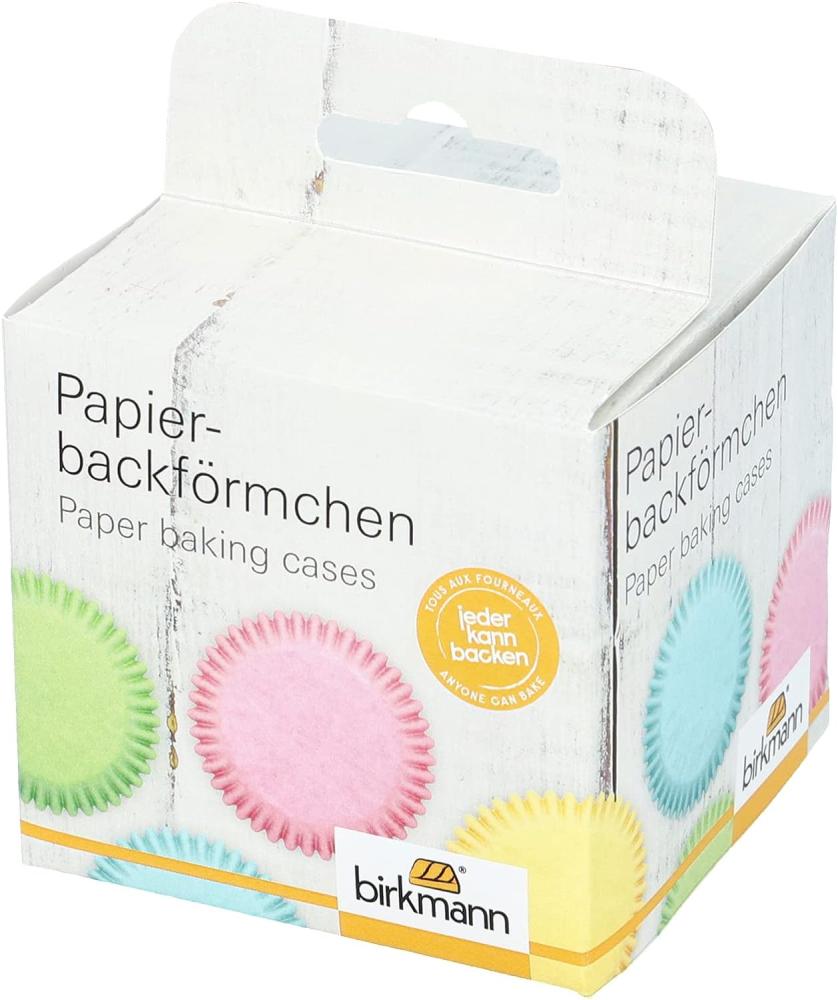 Birkmann Papierbackförmchen, 100 Stück, Backförmchen, Muffinbackform, Muffinform, Pastell, Ø 7 cm, 444645 Bild 1