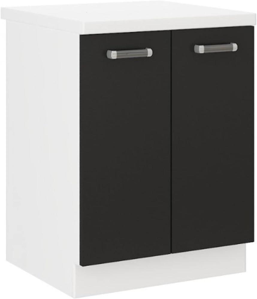 Küchen Unterschrank 60 cm für das Modell „Omega 240 Schwarz + Weiß“ Bild 1