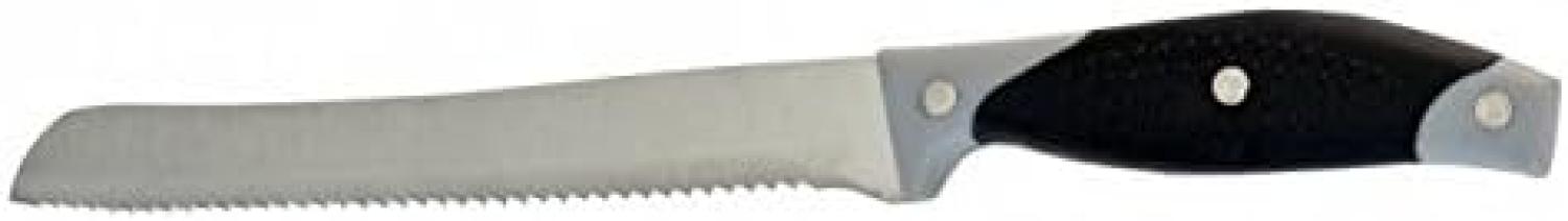 AXENTIA Messerserie Softgriff mit 3 Nieten, hochwertige Stahlklinge Brotmesser 8' Bild 1