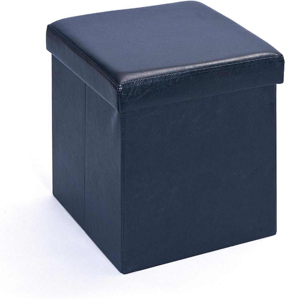Inter Link Faltbox Setti klein Schwarz mit Sitzpolster, 38x38x38 cm Bild 1