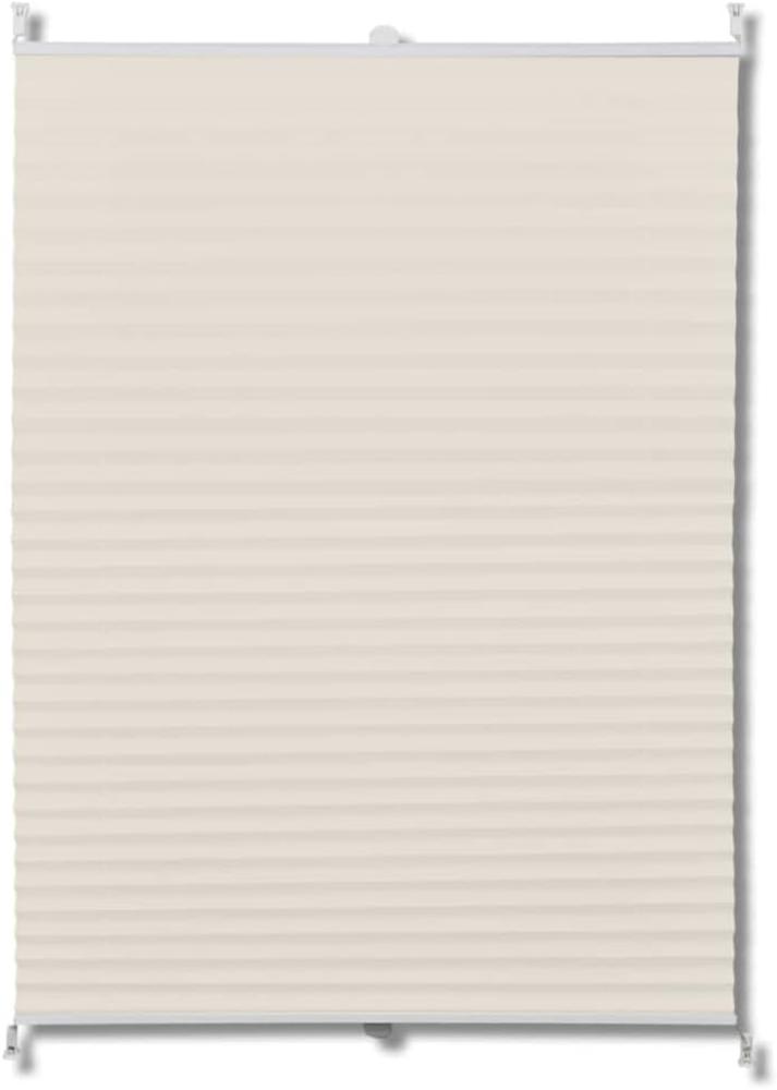 Plissee Faltrollo Rollo Plisseerollo 40x150cm Creme Bild 1