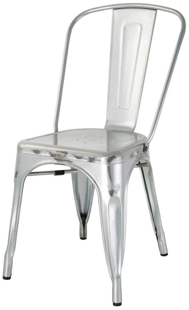 Bolero Bistro Stühle aus verzinktem Stahl 4 Stück Bild 1