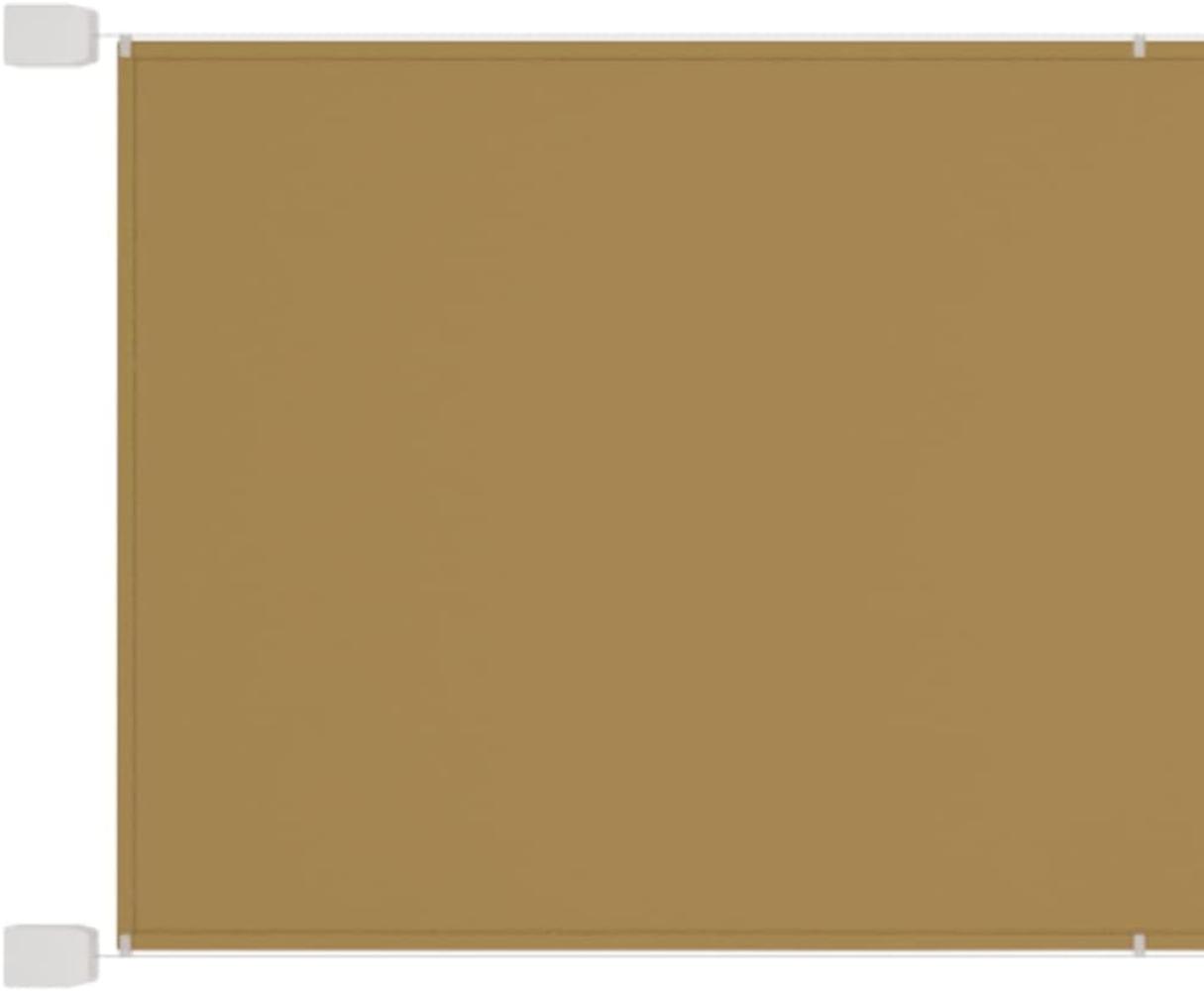 Senkrechtmarkise Beige 60x270 cm Oxford-Gewebe Bild 1