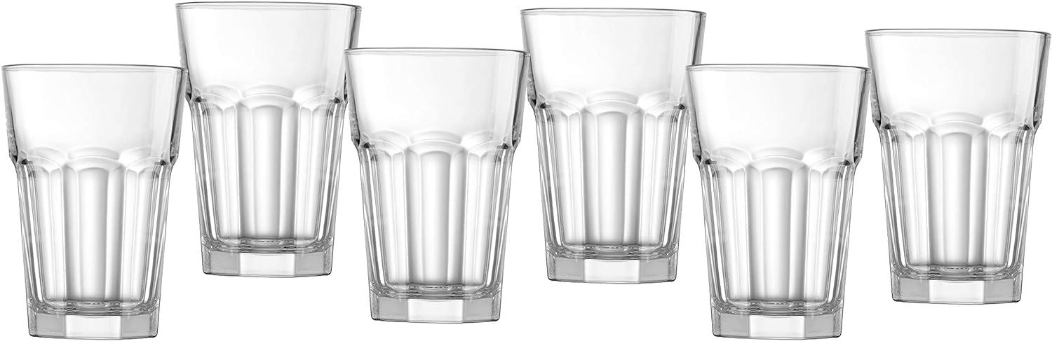 Ritzenhoff & Breker Longdrinkglas RIAD, 420 ml konisch, aus hitzebeständigem Klarglas, spülmaschinenfest beinhaltet: 6 Stück (813081) Bild 1