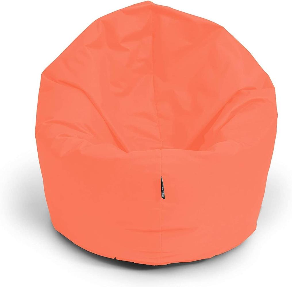 BubiBag Sitzsack für Erwachsene -Indoor Outdoor XL Sitzsäcke, Sitzkissen oder als Gaming Sitzsack, geliefert mit Füllung (125 cm Durchmesser, Sunflower) Bild 1