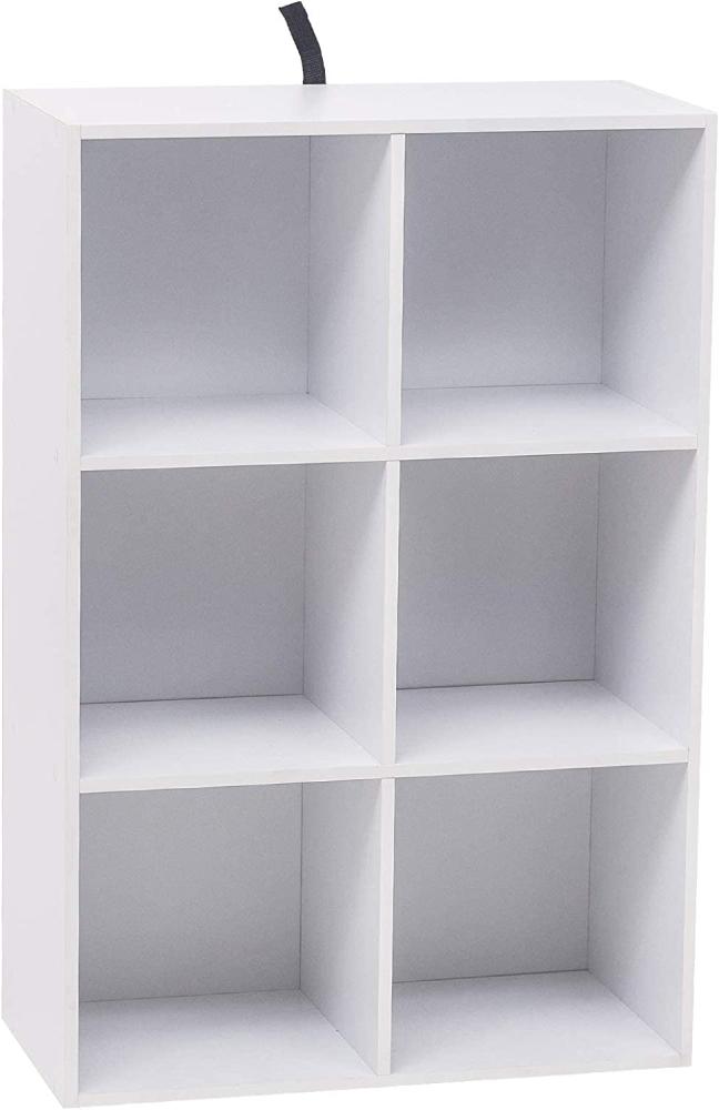 Bücherregal Bücherschrank aus MDF 60x30x89cm Bild 1