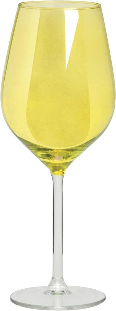 Excelsa Scratch Kelch Color Wine CL 50, Glas, gelb, 7 x 7 x 23 cm Bild 1