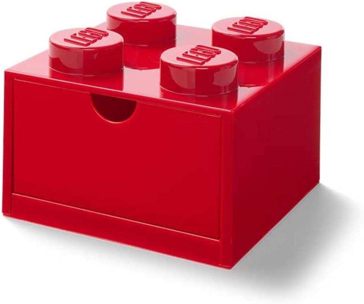 Room Copenhagen 'LEGO Schreibtischschublade' Aufbewahrungsbox rot Bild 1