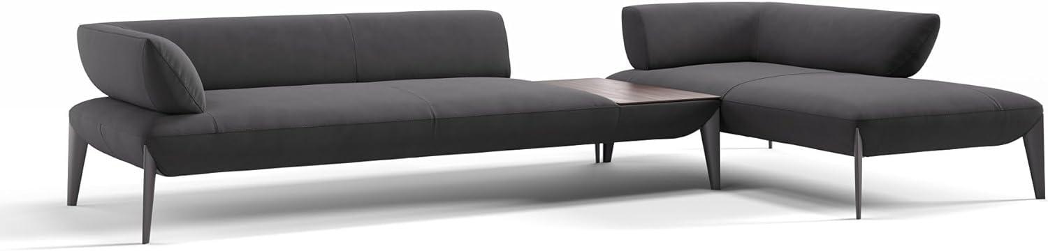 Sofanella Ecksofa ALMERIA Stoffgarnitur Sofalandschaft Couch in Lila M: 360 Breite x 97 Tiefe Bild 1