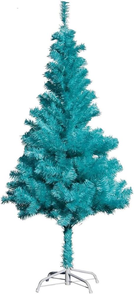 Weihnachtsbaum 60/150/180 cm inkl Ständer Türkis 150cm Bild 1