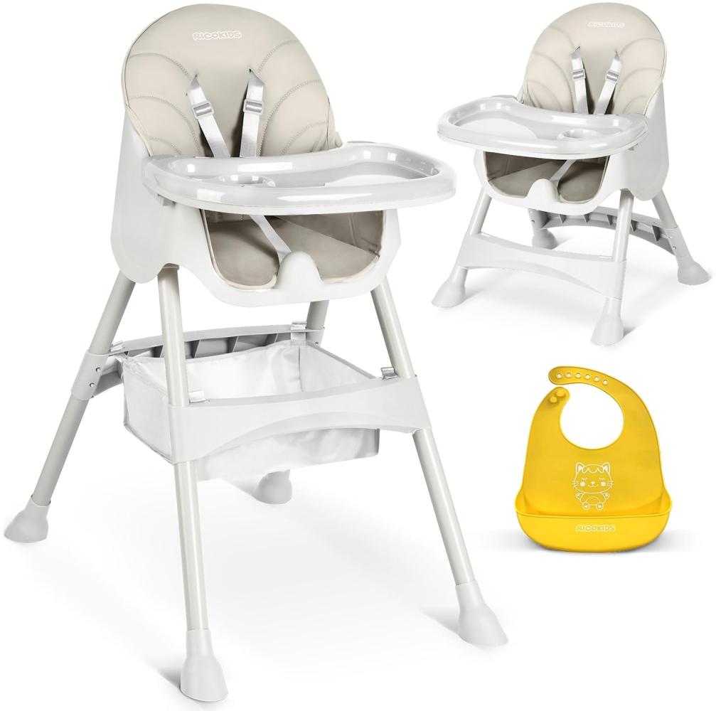 Baby-Hochstuhl Milo mit Tisch (Grau) Bild 1