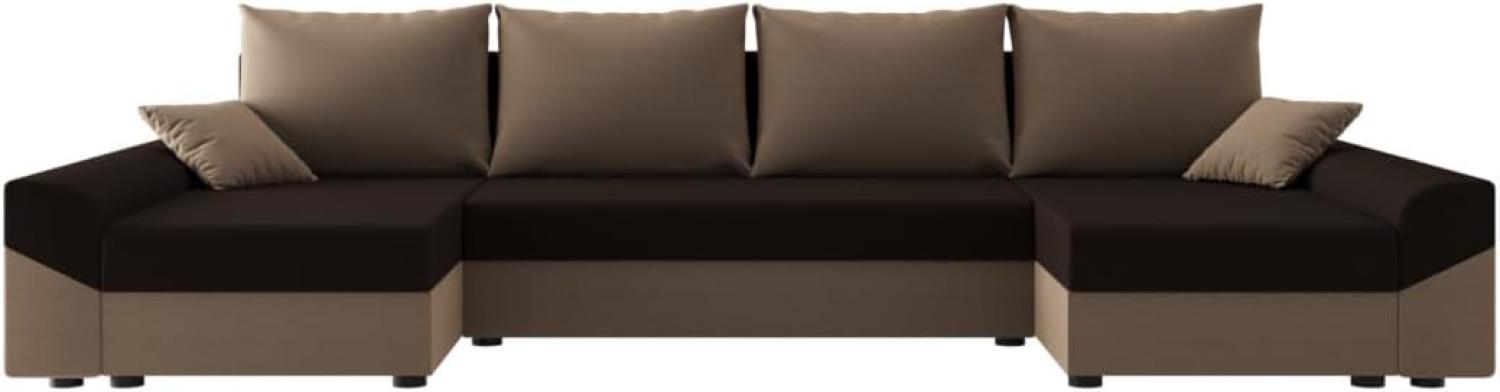 Sofa mit Schlaffunktion in U-Form VIVIANA, 311x90x140, sawana 14/sawana 05 Bild 1