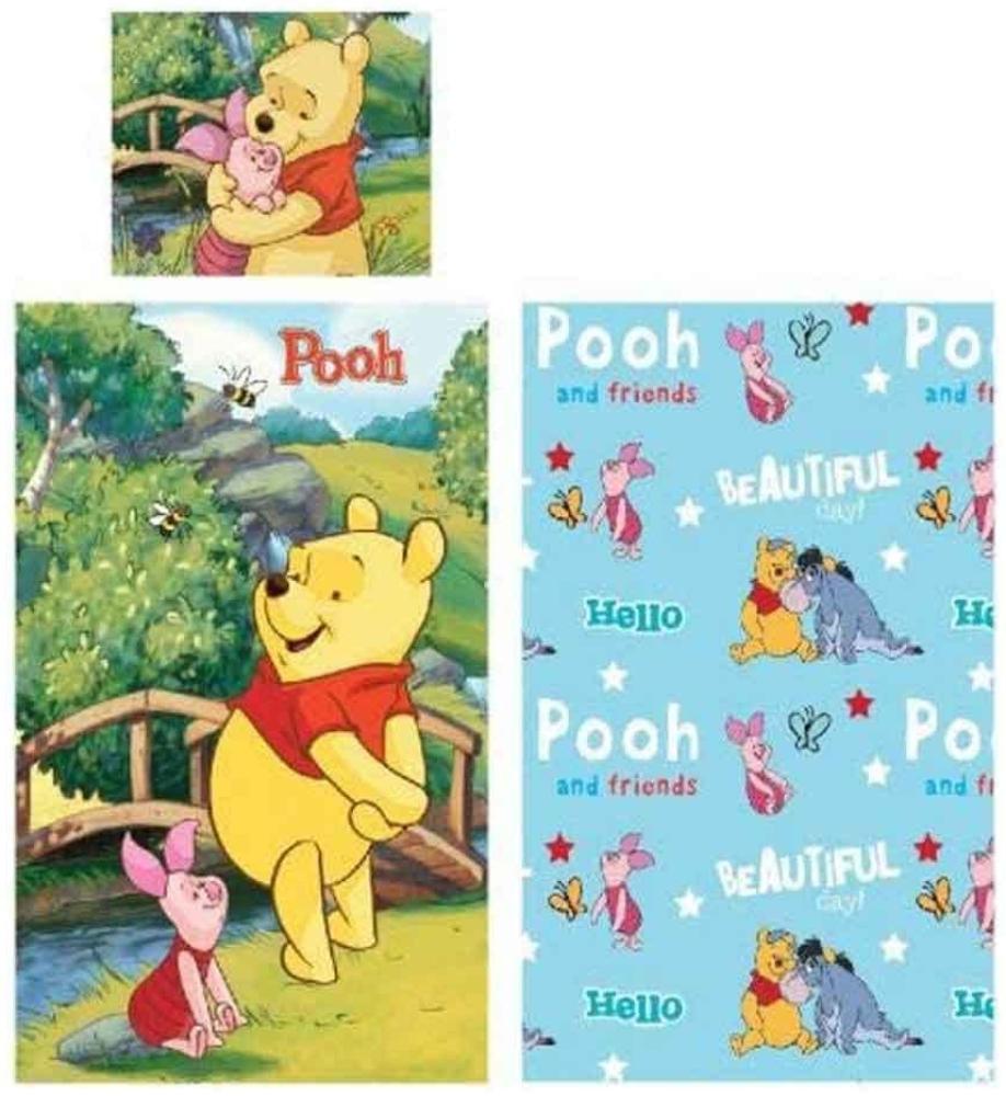Disney Winnie der Pooh - Baby Bettwäsche - Set 90x140 40x55cm Bild 1