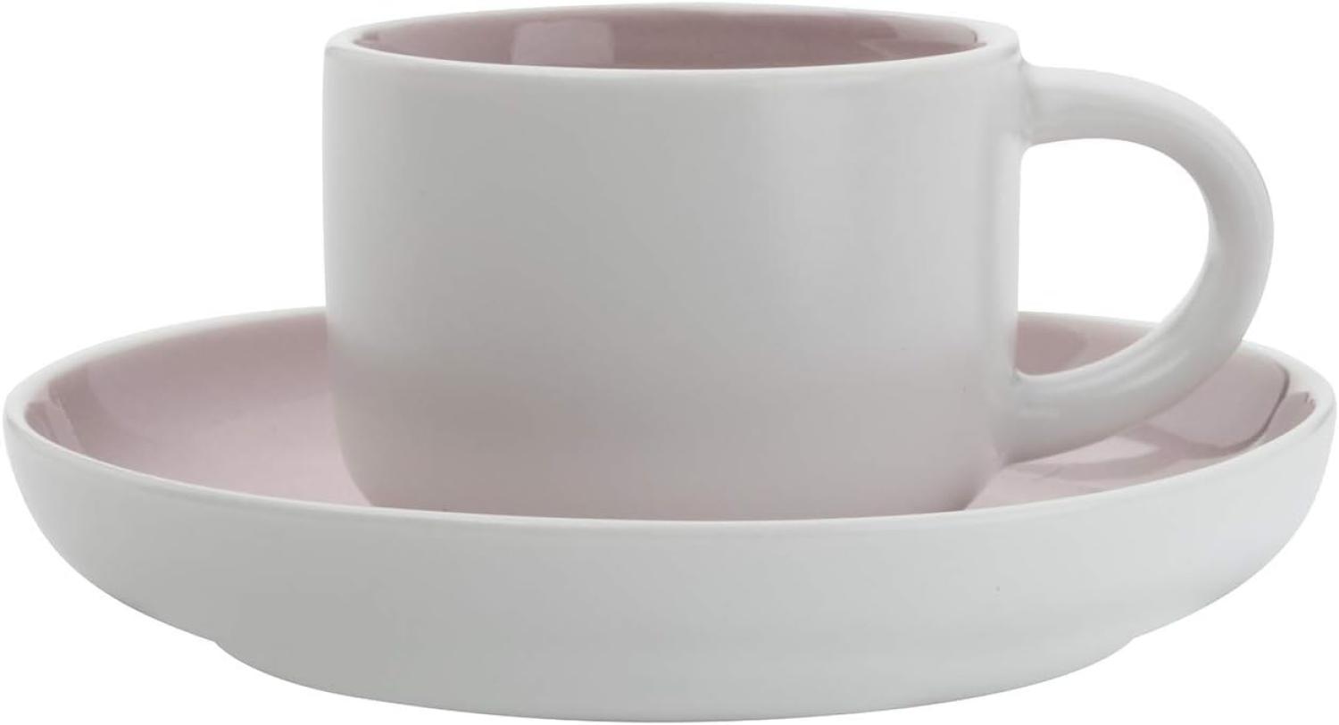 TINT Espressotasse 100 ml in ROSA mit Untertasse / DI0121 / Porzellan / Maxwell & Williams Bild 1