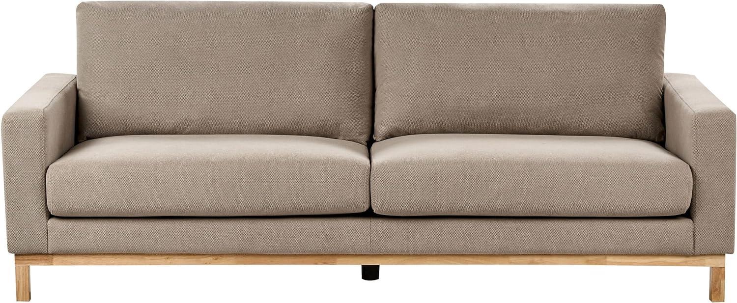 3-Sitzer Sofa taupe hellbraun SIGGARD Bild 1