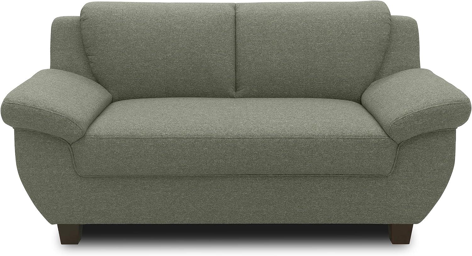DOMO. collection 2 Sitzer, Sofa, 2er Couch, Garnitur, 3-2-1, grün, 159 cm Bild 1