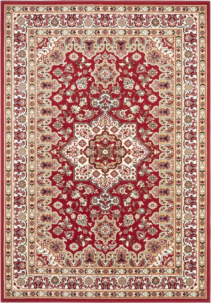 Orientalischer Kurzflor Teppich Parun Täbriz Rot - 80x150x0,9cm Bild 1