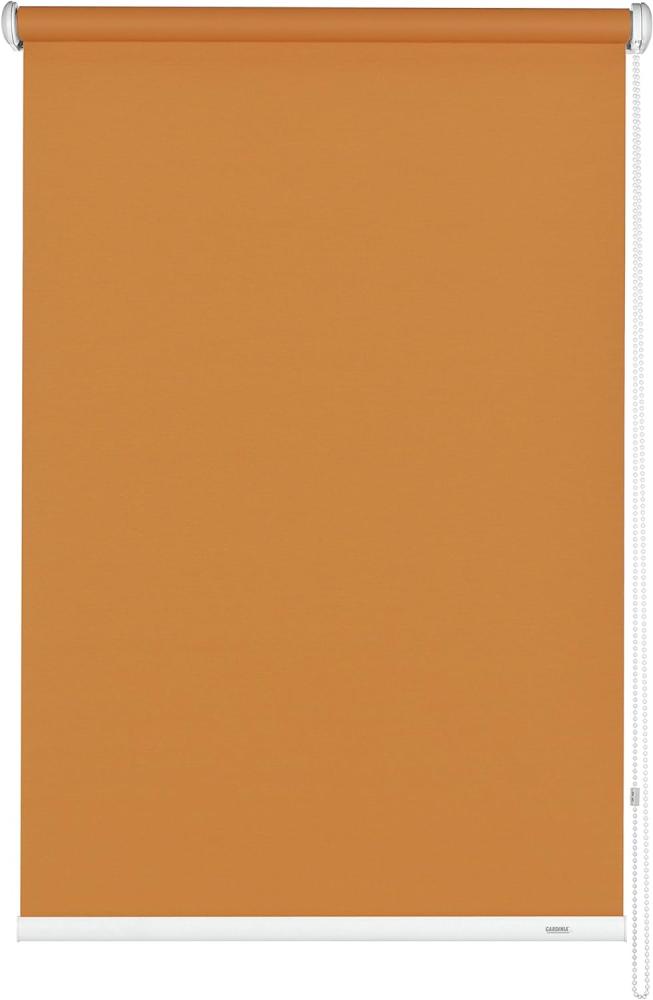 Seitenzug Rollo 112 x 180 cm Orange Verdunkelungsrollo - Gardinia Bild 1