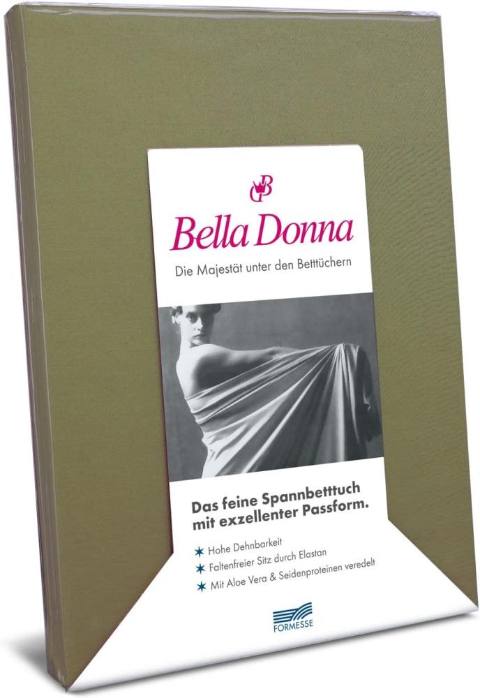 Formesse Bella-Donna Jersey Spannbettlaken | 200x220 - 200x240 cm | olive Bild 1