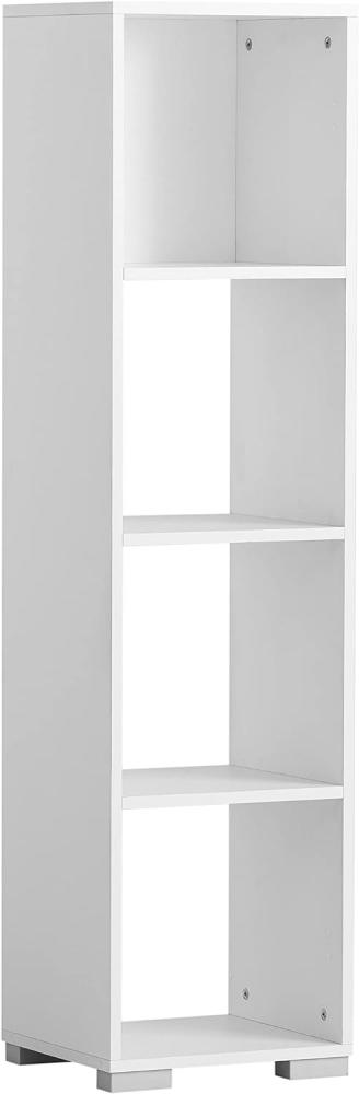 Schildmeyer Regal Carlos 153704, weiß, 36,3 x 33 x 142,7 cm Bild 1