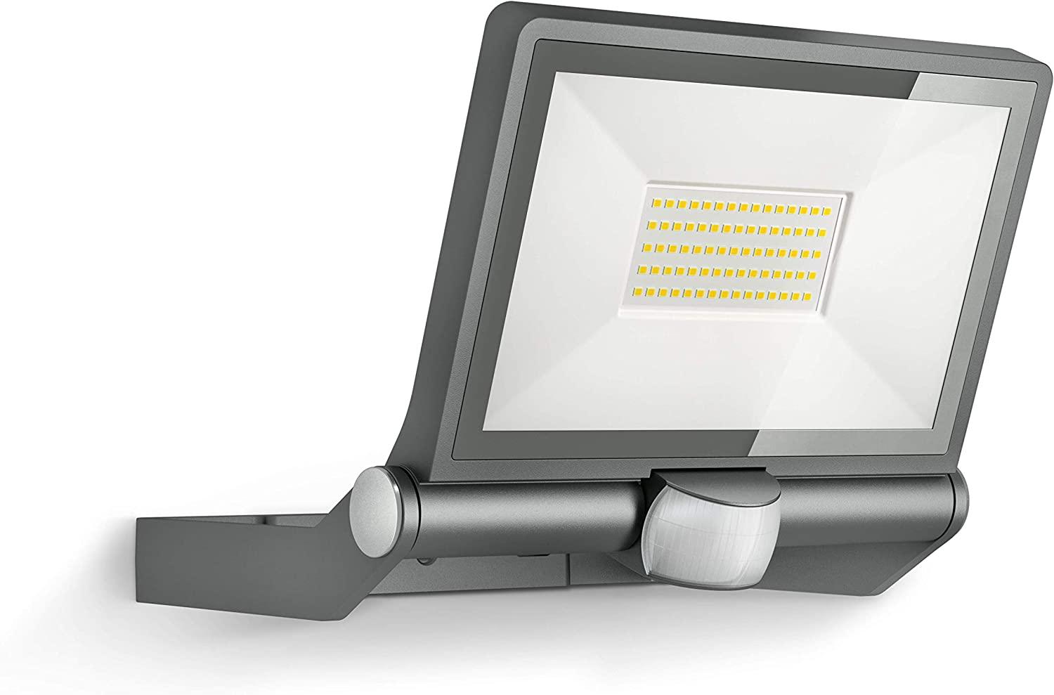 Steinel Sensor-Außenstrahler XLED ONE XL S anthrazit, 42,6 W LED-Fluter mit 180°-Bewegungsmelder, 4200 lm, 3000 K warmweiß Bild 1