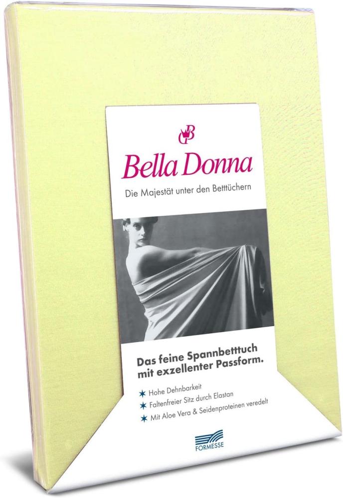 Formesse Bella-Donna Jersey Spannbettlaken | 200x220 - 200x240 cm | hellgelb Bild 1