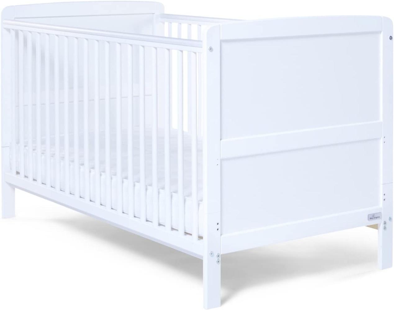 Baby Elegance 'Travis' Kinderbett, weiss, L 145 x B 75 x H 88 cm, ab 18 Monaten Bild 1
